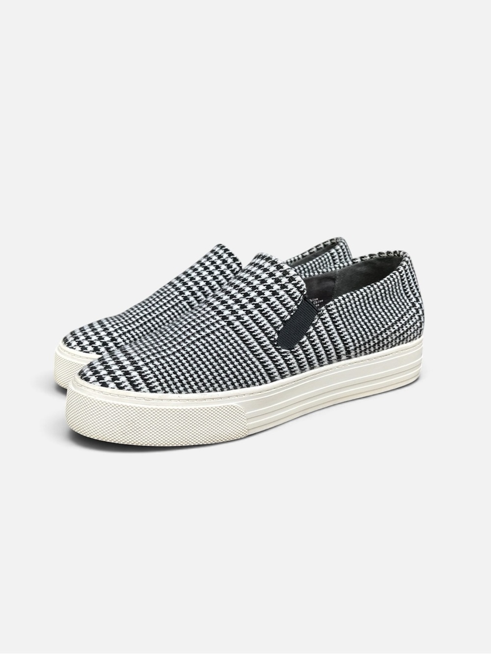 BC Footwear Born in California Houndstooth Sneaker in Black & White Sz 6.5